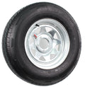 Radial Trailer Tire On Rim ST205/75R14 14 in. 5 Lug Wheel Galvanized Spoke