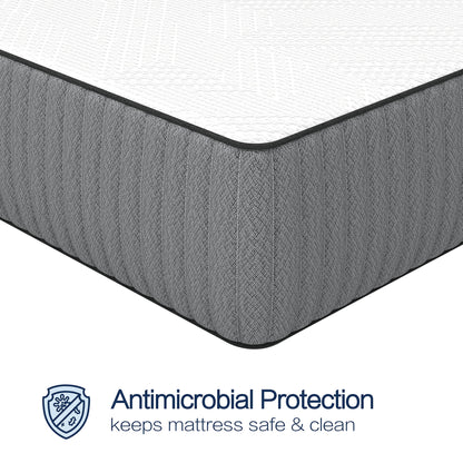 Cole & Rye ArticSky 12" Premium Hyper Cooling Gel Memory Foam Hybrid Mattress with Bonus Pillows, Queen