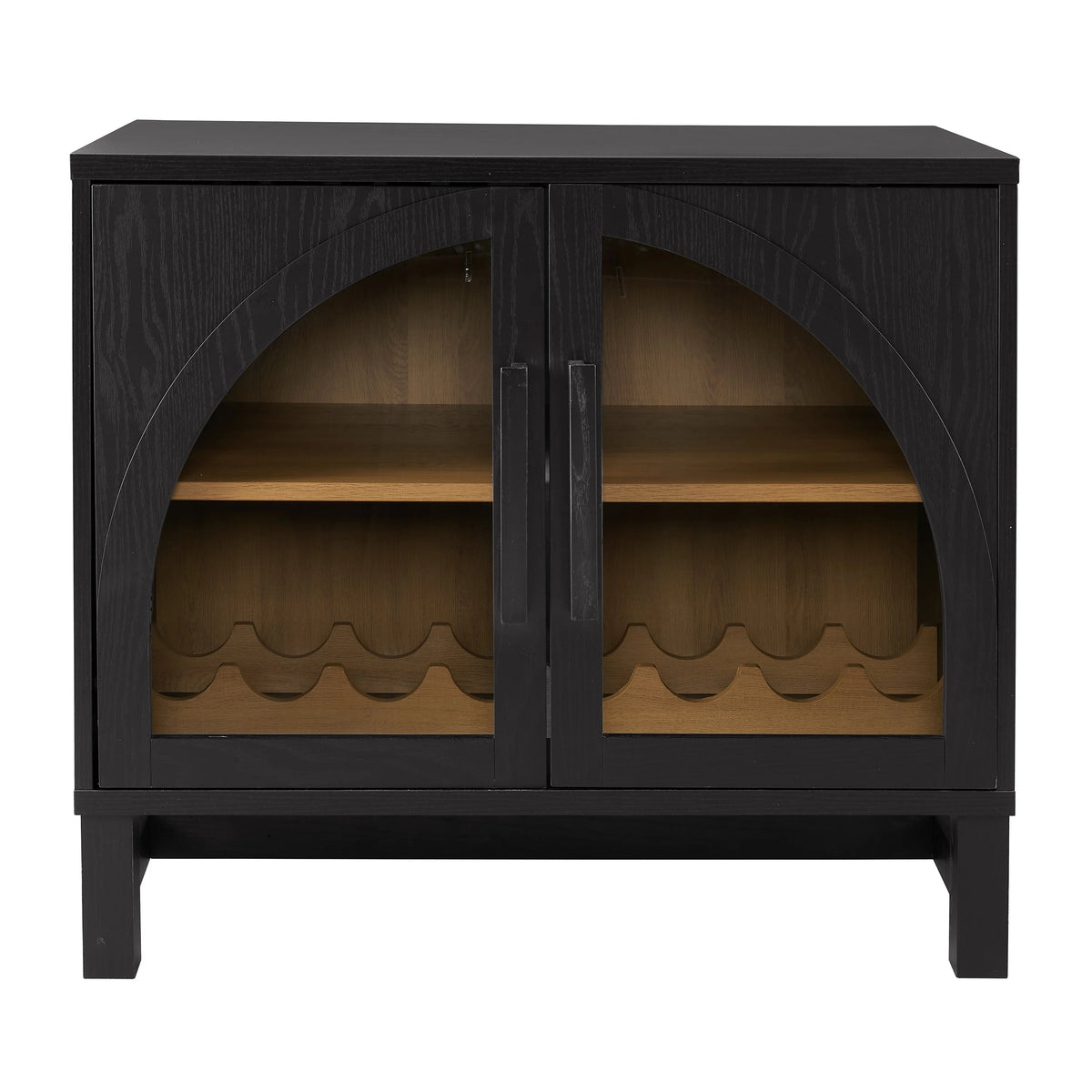 Better Homes & Gardens Juliet Arch Door Kitchen Console, Black Finish