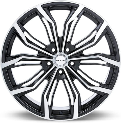 RTX Black Widow 16x7 5x105 ET38 CB56.6 Black Machined Wheel