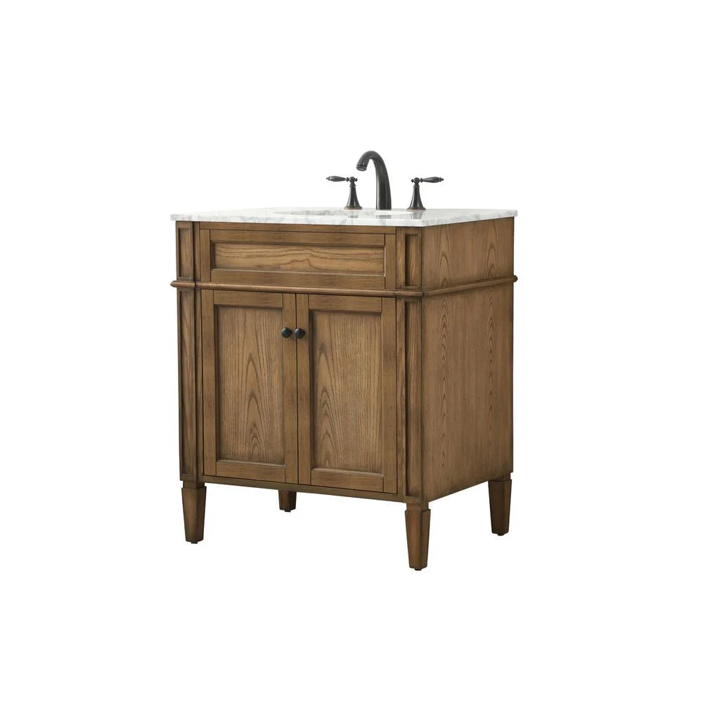 Elegant Kitchen and Bath 30 inch Single bathroom vanity in Grey