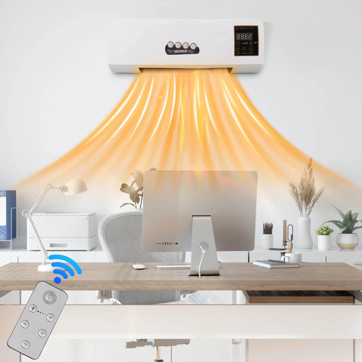 20000 BTU 450 Sqft Wall Mount Conditioner & Heater,Small Window Ac Unit,Small Conditioner,Stand Mounted Conditioner Mini and Heating Conditioner with Remote Control Conditioning
