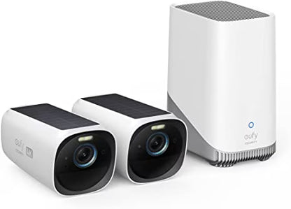 Eufy eufyCam 3 S330 Outdoor 4K Network Camera, Color, White