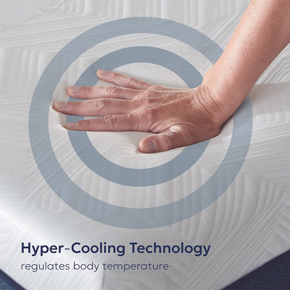Cole & Rye ArticSky 12" Premium Hyper Cooling Gel Memory Foam Hybrid Mattress with Bonus Pillows, Queen