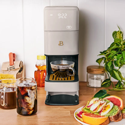 Beautiful Perfect Grind�?Programmable Single Serve Coffee Maker, White Icing by Drew Barrymore
