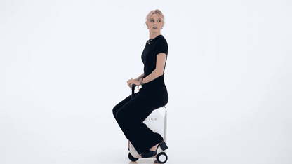 L2-S Smart Rideable Luggage, Foldable Electric Scooter Suitcase, 6.2 mph Max Speed, 6.2-Mile Range, Lightweight Portable Design for Travel & Commute