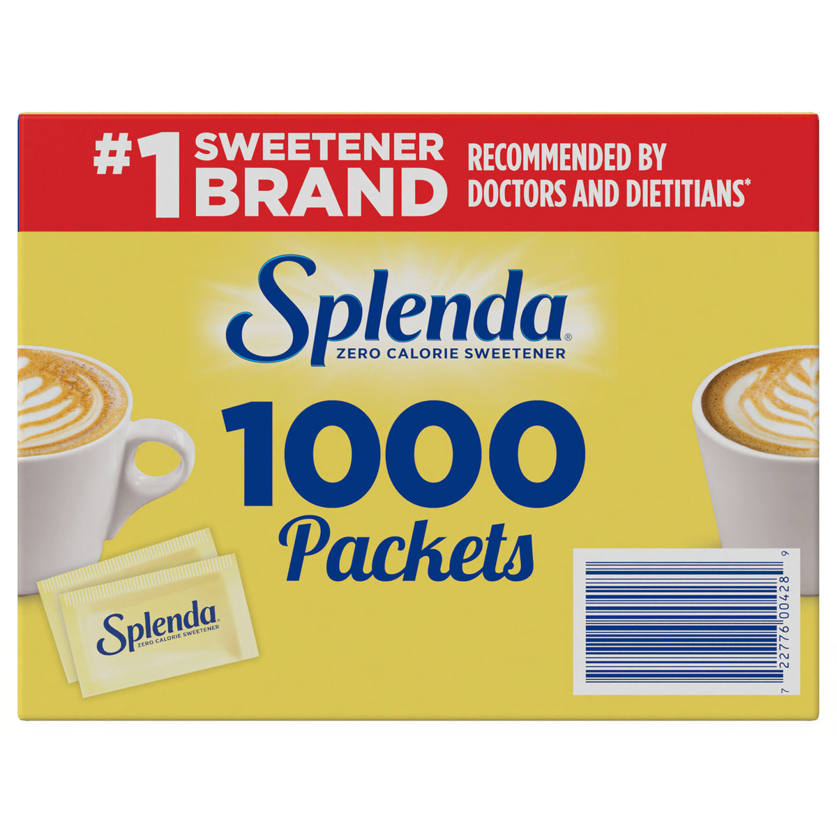 Splenda Zero Calorie Sweetener Packets, 1,000-count