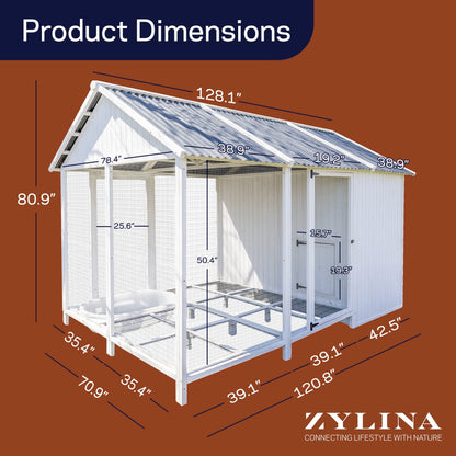Zylina Modern Duck Barn - Duck Coop