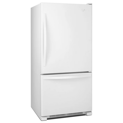 Whirlpool WRB329DMBW 18.7 Cu. Ft. White Bottom Freezer Refrigerator