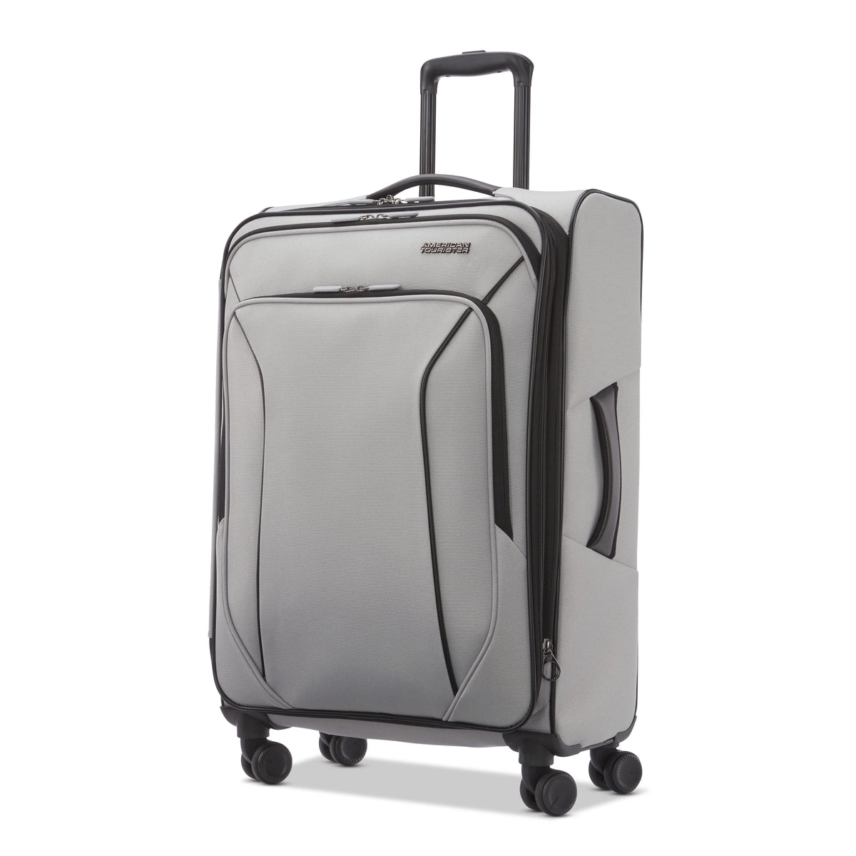 American Tourister X-Lite 3-Piece Luggage Set with Spinner Wheels - Light Grey