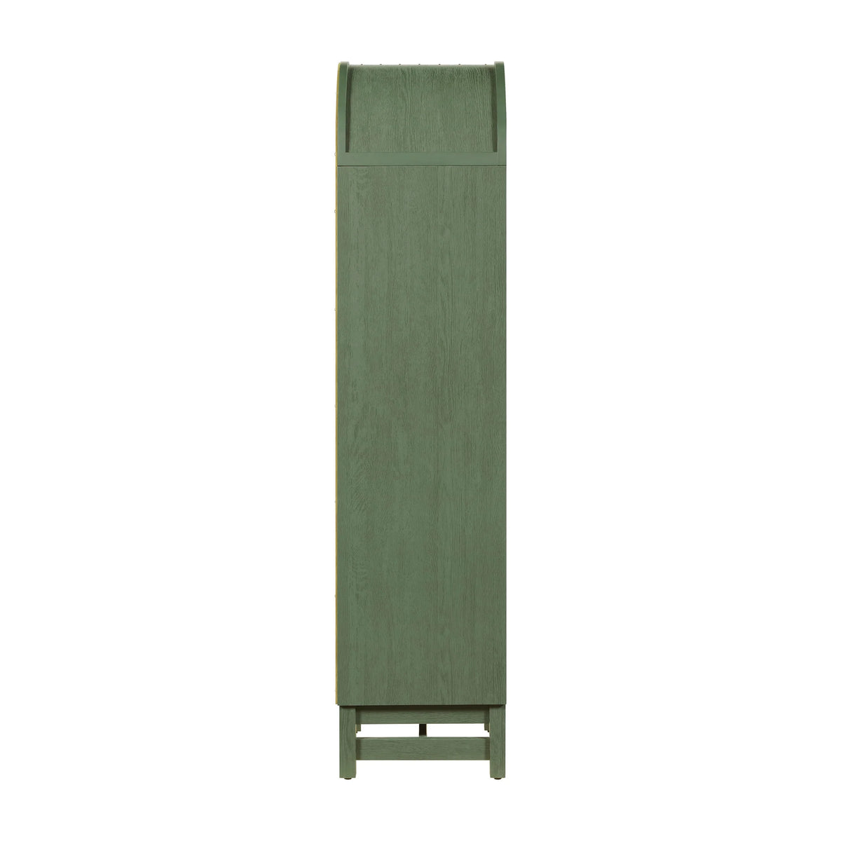 Better Homes & Gardens Juliet Narrow Arch Bookcase, Deep Green and Light Honey