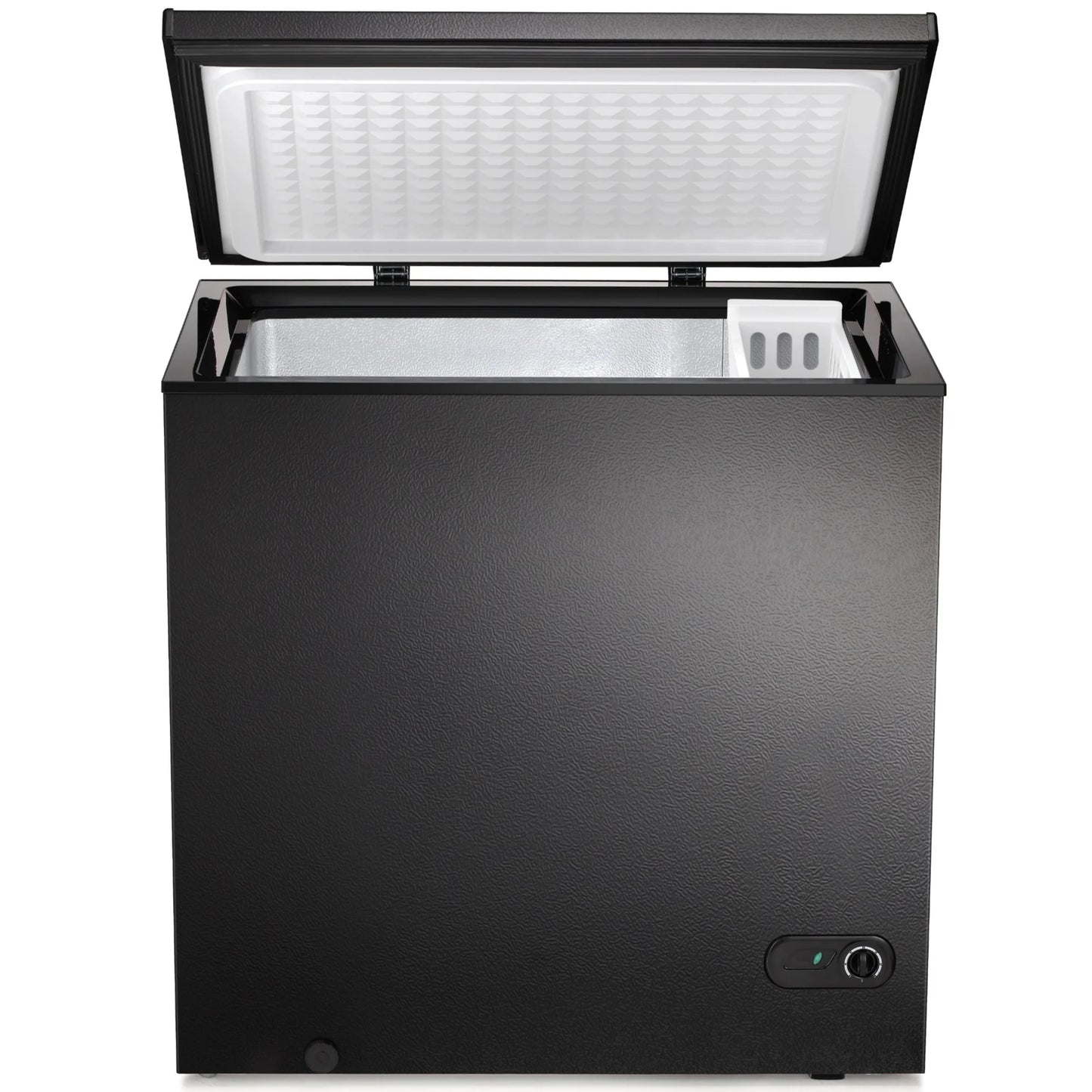 LHRIVER 7.0 cu. ft. Chest Deep Freezer with Adjustable Temperature, Free Standing Top Open Door Compact Freezer with 3 Removable Basket for Kitchen, Home, Bar, Garage, Office