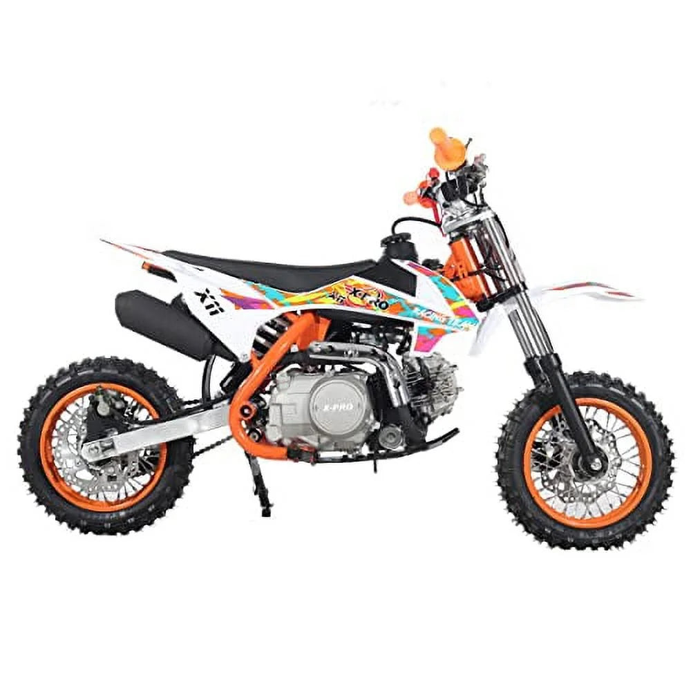 X-Pro Brand New X11 110cc Gas Pit Dirt Bike with Automatic Transmission, E-Start, 10" Wheels!