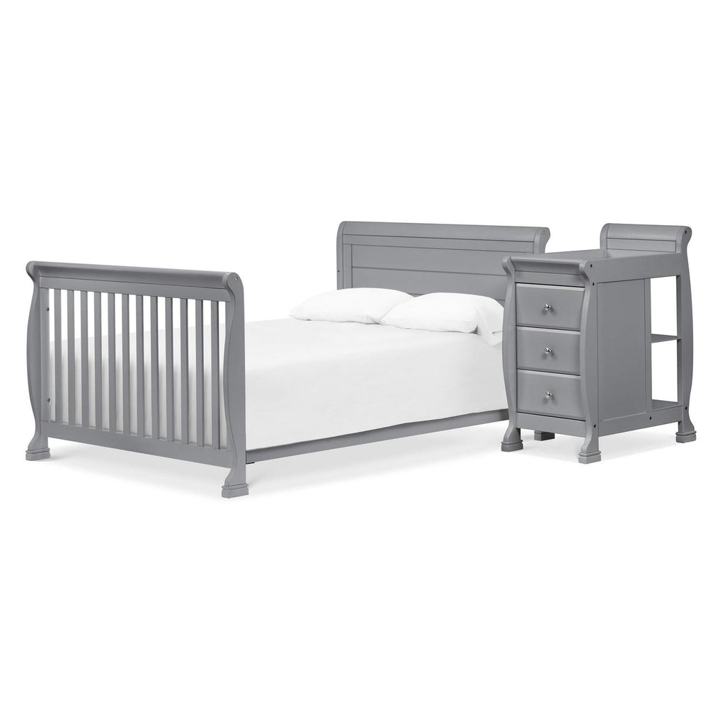 DaVinci Kalani 4-in-1 Convertible Crib &amp; Changer in Grey