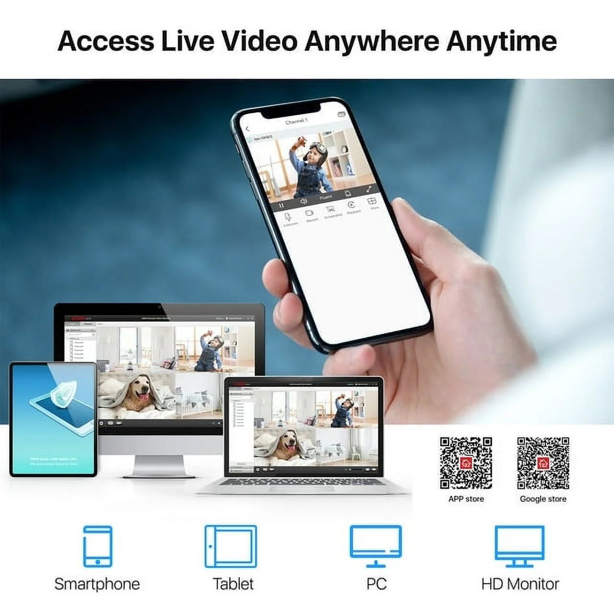 ZOSI H.265+ 8CH 5MP Lite CCTV 4-in-1 DVR for CCTV Security Security Camera System with 2TB HDD Home Outdoor