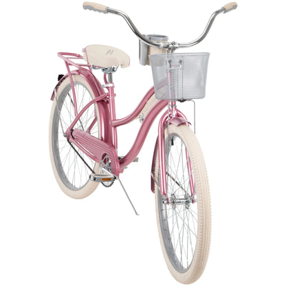 Huffy 26" Nel Lusso Cruiser Bike, Fits Riders 5'0"+, Light Blue, Adult, Women's