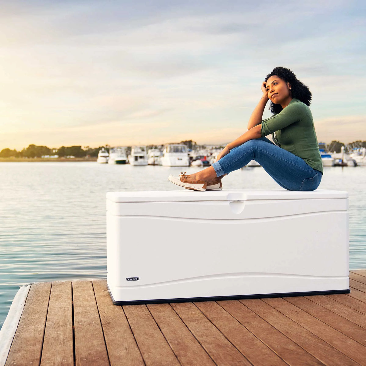 Lifetime Marine Dock Box (130 Gallon), 60348
