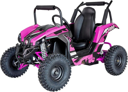 UTV Ride on Car (Large),Shock Absorber, 48V Electric Vehicles with Disk Brake, Gear Switch, Steel Frame, Off-Road Tire, Flexible Seat Belt and Seat, Three-Speed Parental Limit-Lock Function (Blue)