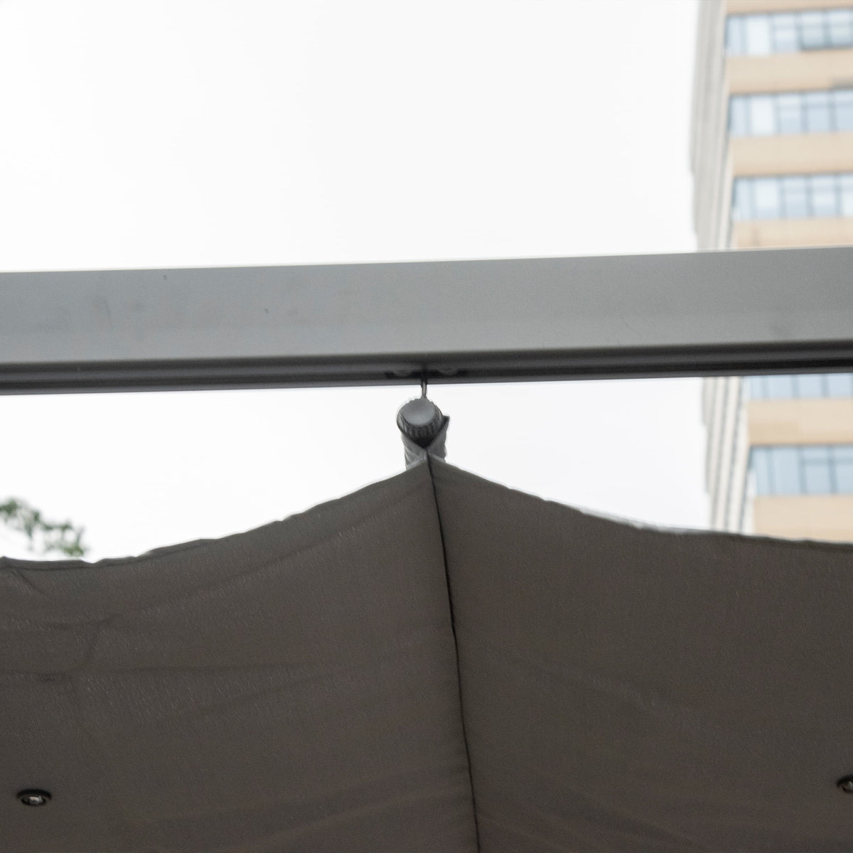 Outsunny 10' x 10' Pergola with Retractable Shade Canopy, Aluminum, Gray