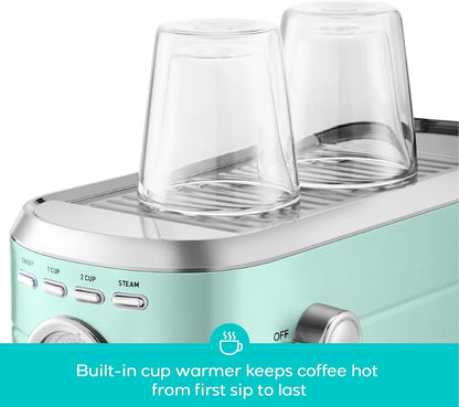 CASABREWS CM5418 20-Bar Espresso Machine and Coffee Maker, Silver