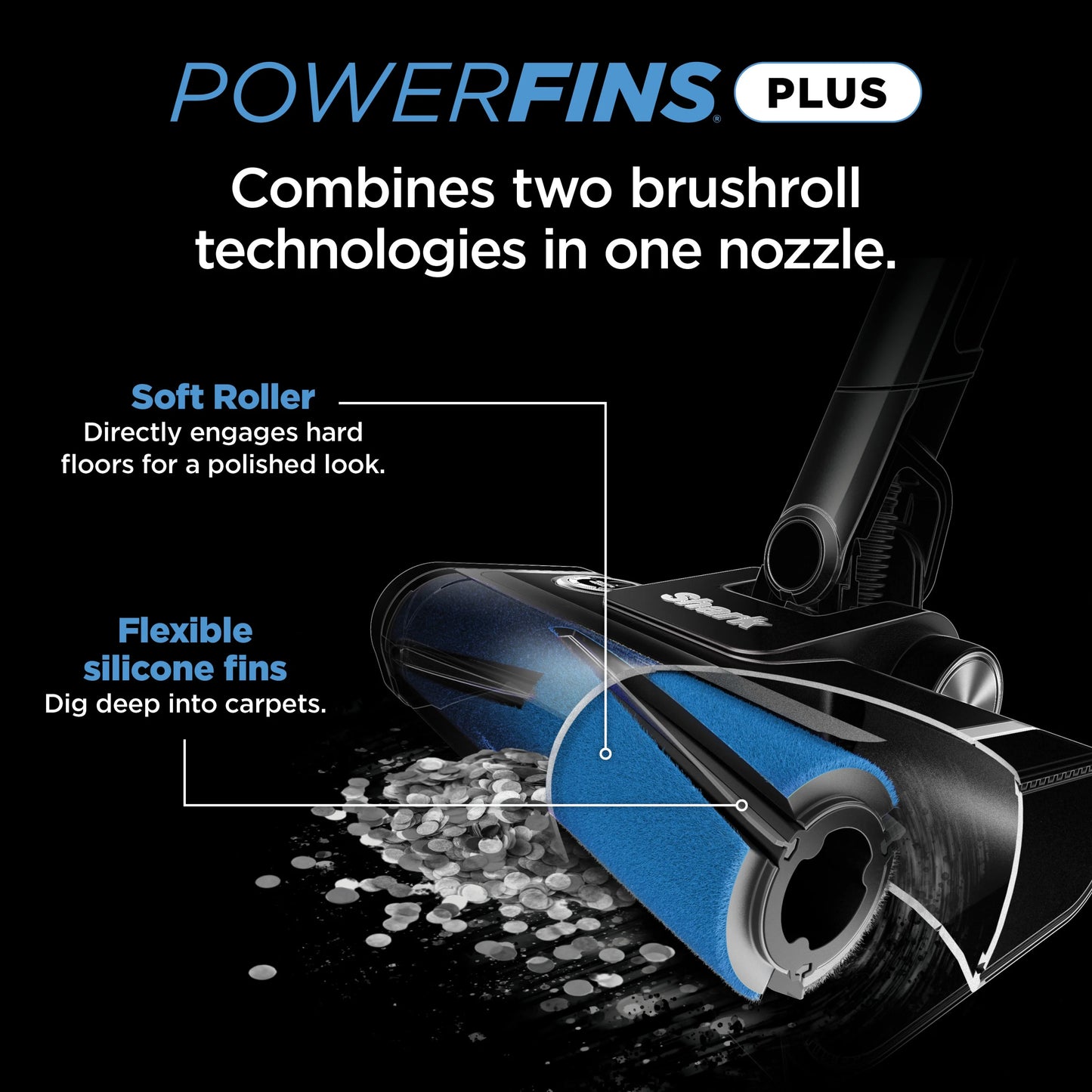 Shark Cordless Pro Stick Vacuum Cleaner, Clean Sense IQ Technology, Odor Neutralizer, PowerFins+ Brushroll