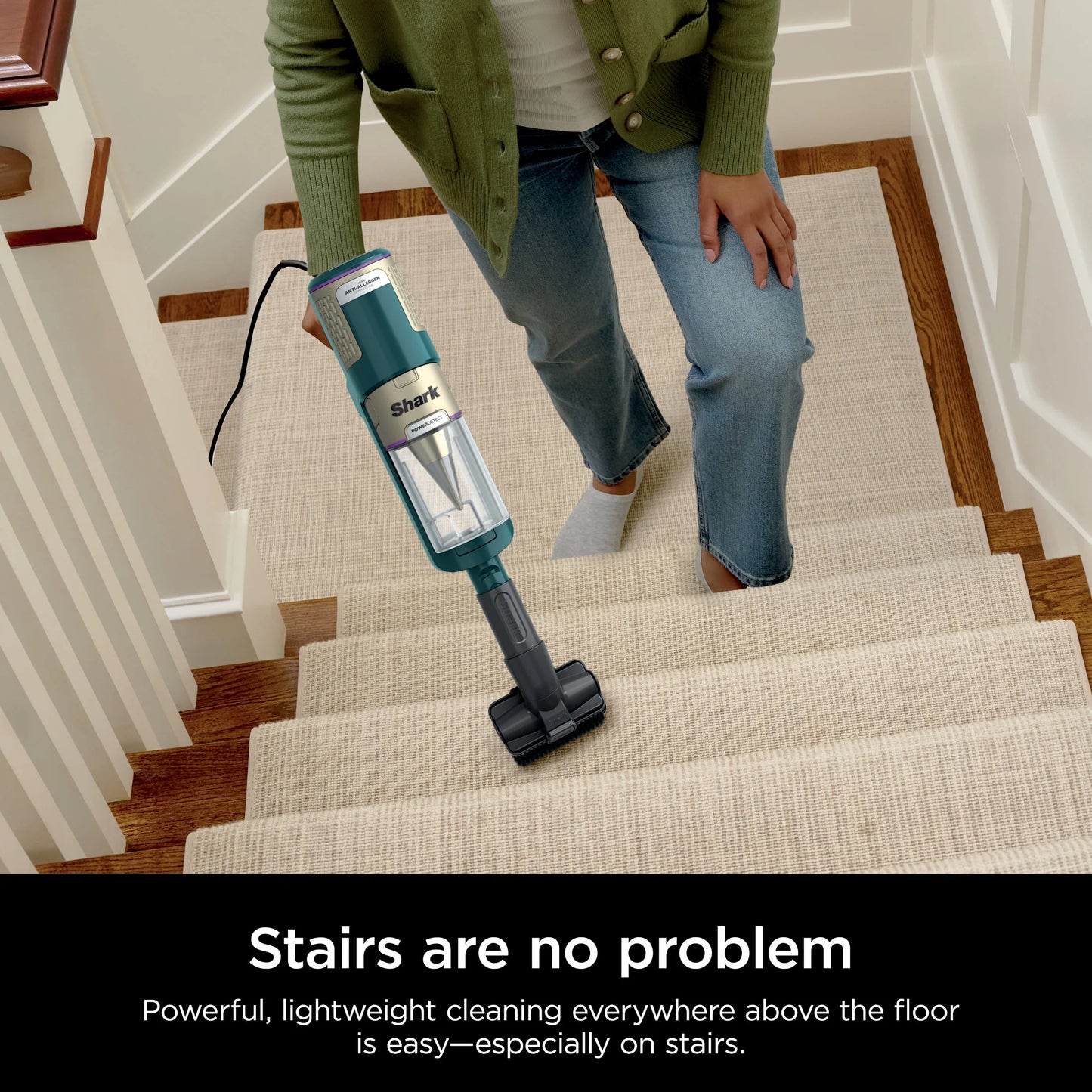 Shark POWERDETECT Corded Stick Vacuum, DuoClean & Odor Neutralizer Technology