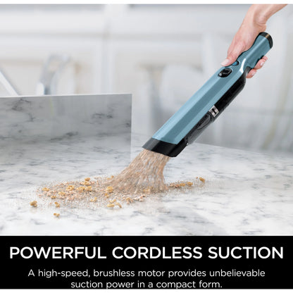 Shark Cordless Handheld Vacuum , Wandvac, for Pet Hair, Carpet & Car, Powerful suction, high speed brushless motor, ultralight weight, with easy emptying and charging dock, WV200, Graphite