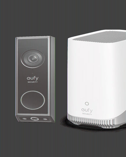 eufy Security Video Doorbell E340, Dual Cameras with Delivery Guard, 2K Camera