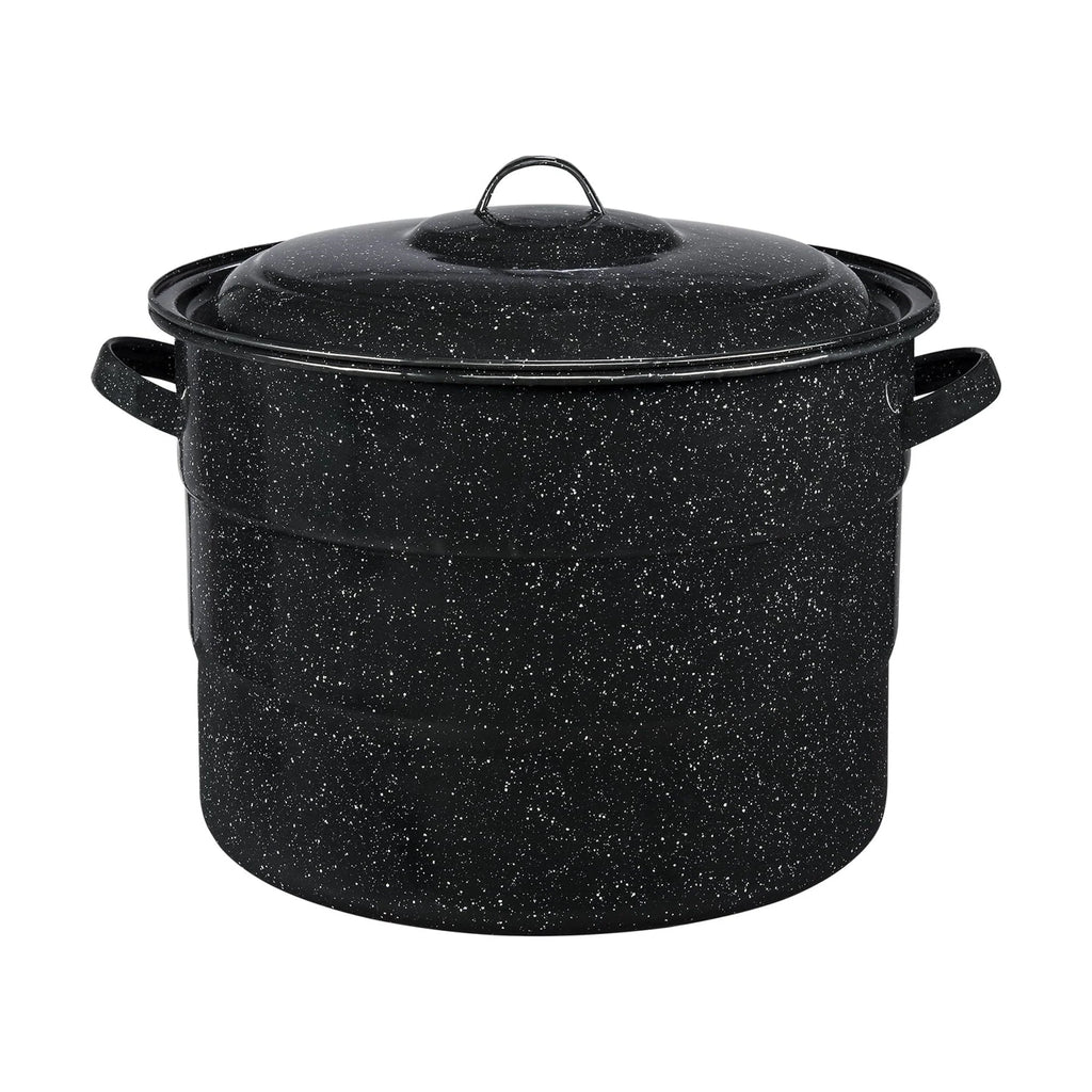 Granite Ware 21.5-Quart Water Bath Canner with Jar Rack