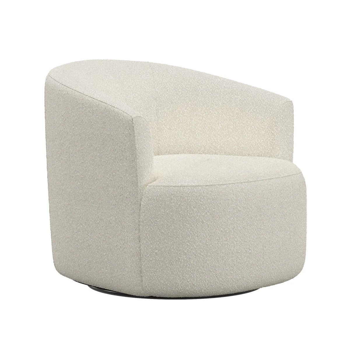Mainstays Boucle Swivel Accent Chair, Taupe