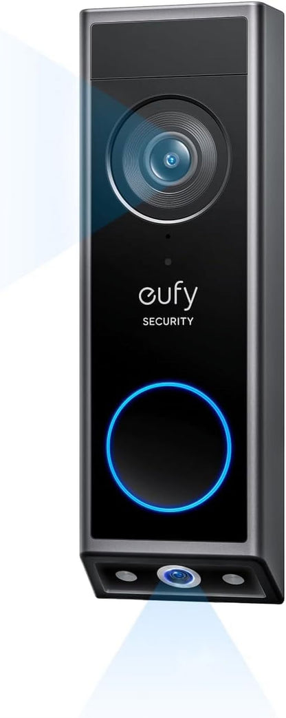 eufy Security Video Doorbell E340, Dual Cameras with Delivery Guard, 2K Camera