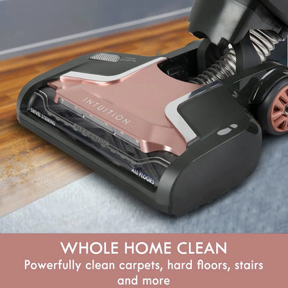 Kenmore BU4050 Intuition Bagged Upright Vacuum Cleaner for Carpet, Hard Floor, Rose Gold