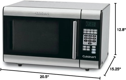 Restored Cuisinart CMW-100 1-Cubic-Foot Stainless Steel Microwave Oven, Silver (Refurbished)