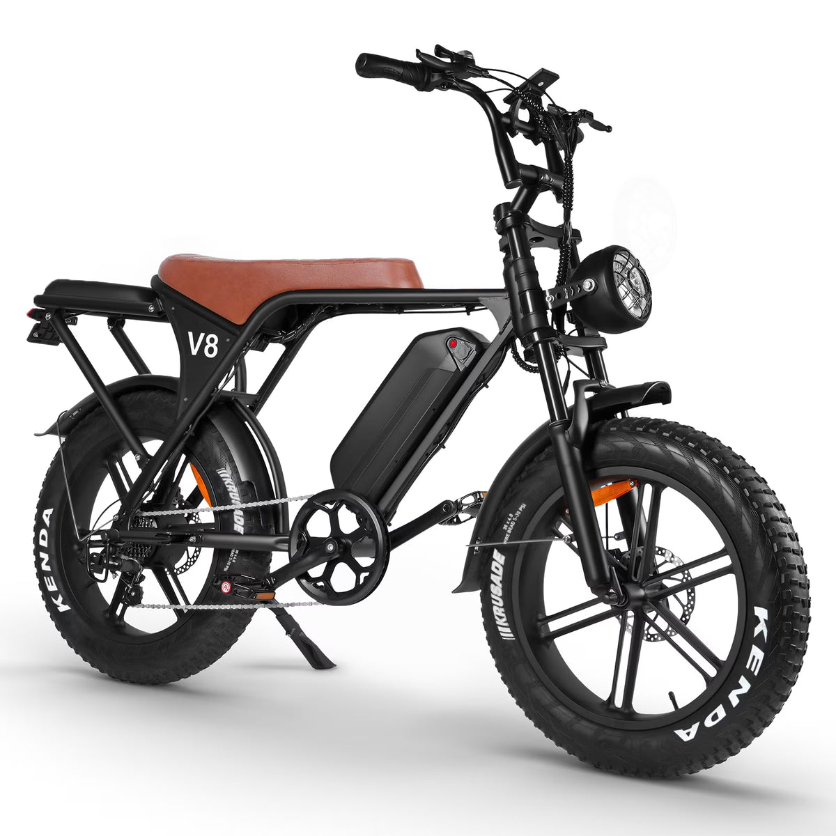 Hipatoo Electric Bike for Adults, 20" Electric Mountain Bike 750W 31MPH, 48V 15Ah Battery, UL2849