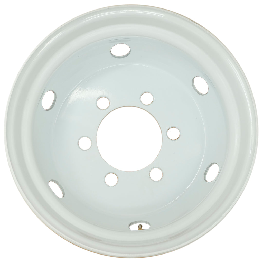 19.5" Set of 4 19.5x6 White Steel Wheels For ISUZU NPR NPR-HD NQR NRR 1995-2025 OEM Design Replacement Rim 8980939730