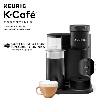 Keurig K-Caf�� Essentials Single Serve K-Cup Pod Coffee Maker, Black