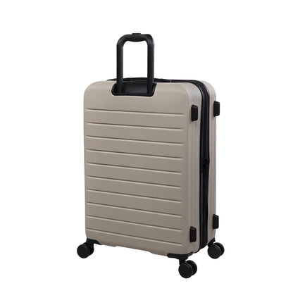 it luggage Legion 28" Hardside Checked 8 Wheel Expandable Spinner Luggage, No TSA Lock, Asphalt Black