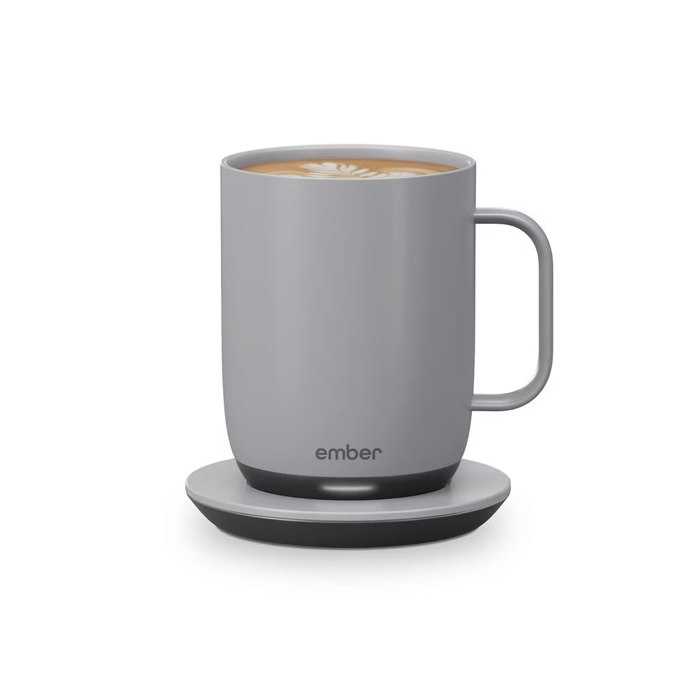 Ember Temperature Control Smart Mug 2, 10 oz, Gold, up to 1.5-hr Battery Life - App Controlled Heated Coffee/Tea Mug - Improved Design