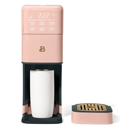 Beautiful Perfect Grind�?Programmable Single Serve Coffee Maker, White Icing by Drew Barrymore