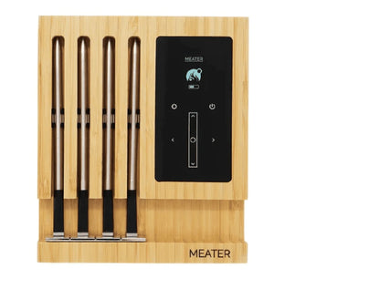 MEATER Block: 4-Probe 165ft Wireless Connection Premium WiFi Smart Meat Thermometer | for BBQ, Oven, Grill, Kitchen, Smoker, Rotisserie, Digital Display