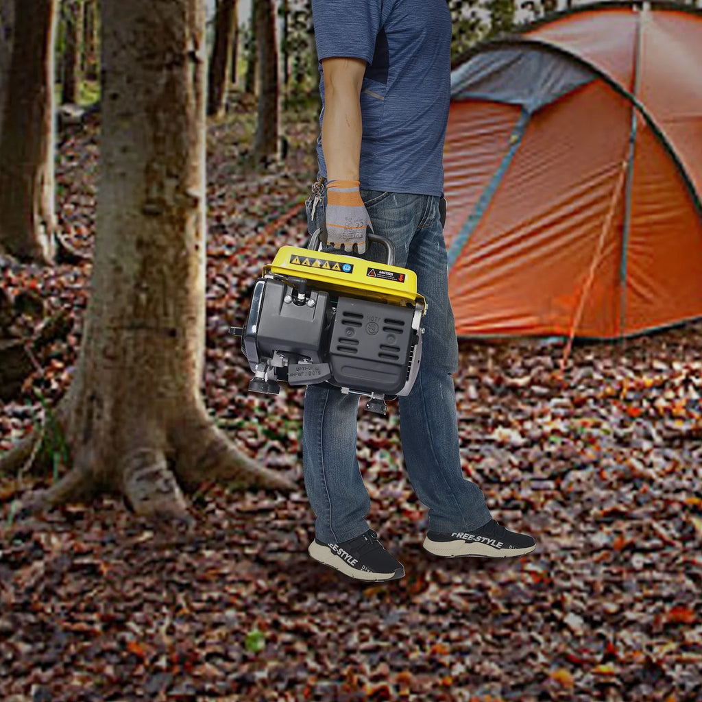 Portable Gas Powered Generator, 900W Peak, 800W Rated, Low Noise, Lightweight, EPA Compliant for Home, Camping, and Outdoor Use
