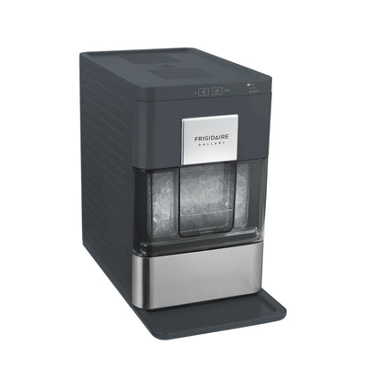 Frigidaire Nugget Ice Maker EFIC256, Countertop Nugget Ice Machine with Transparent Window, Nugget Ice Maker with 44 lbs. Capacity, Auto Self Cleaning Ice Maker Machine, Black