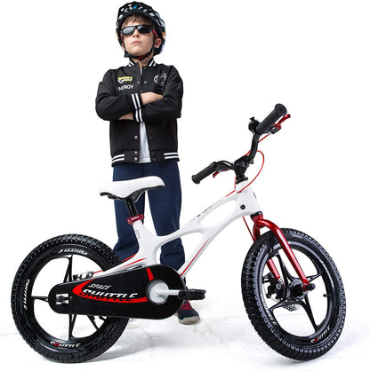 RoyalBaby 18 inch Magnesium Space Shuttle Kid-s Bike. White
