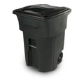 Toter Trash Can Greenstone With Wheels And Lid, 96 Gallon