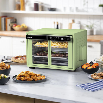 Gourmia 1700W 9-Slice Digital Toaster Oven Air Fryer, 12 Cooking Preset, 35L, Stainless Steel
