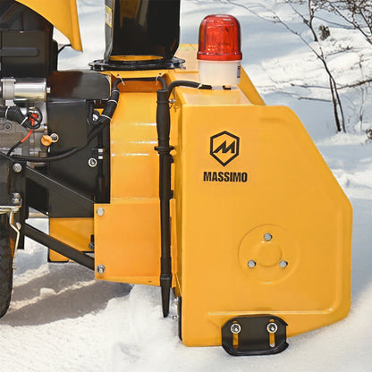 Massimo 60" Snow Blower 2-Stage �C 13HP 420cc Gas Powered UTV/ATV Attachment for Heavy Duty Snow Removal
