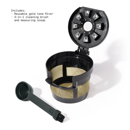 Beautiful Perfect Grind�?Programmable Single Serve Coffee Maker, White Icing by Drew Barrymore