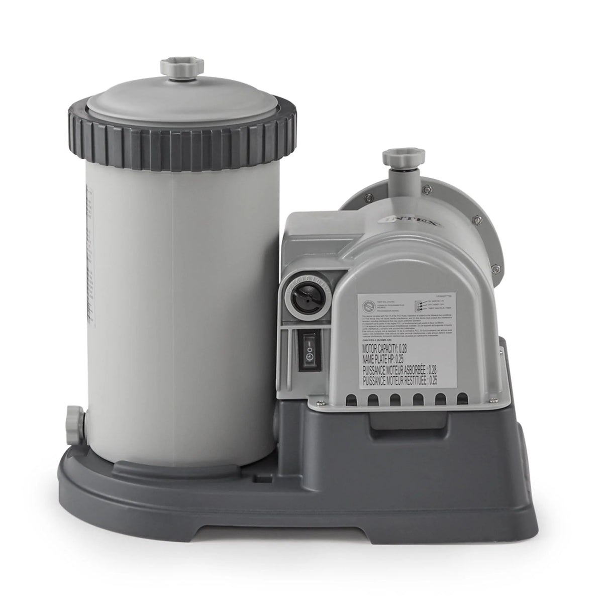 Intex Krystal Clear 2500 GPH Swimming Pool Filter Cartridge Pump With Timer