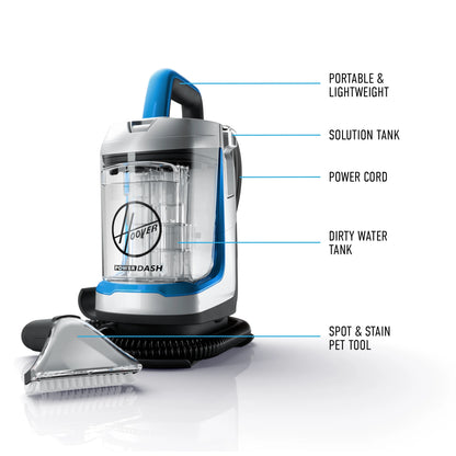 Hoover PowerDash GO Pet Portable Spot Carpet Cleaner, FH13001