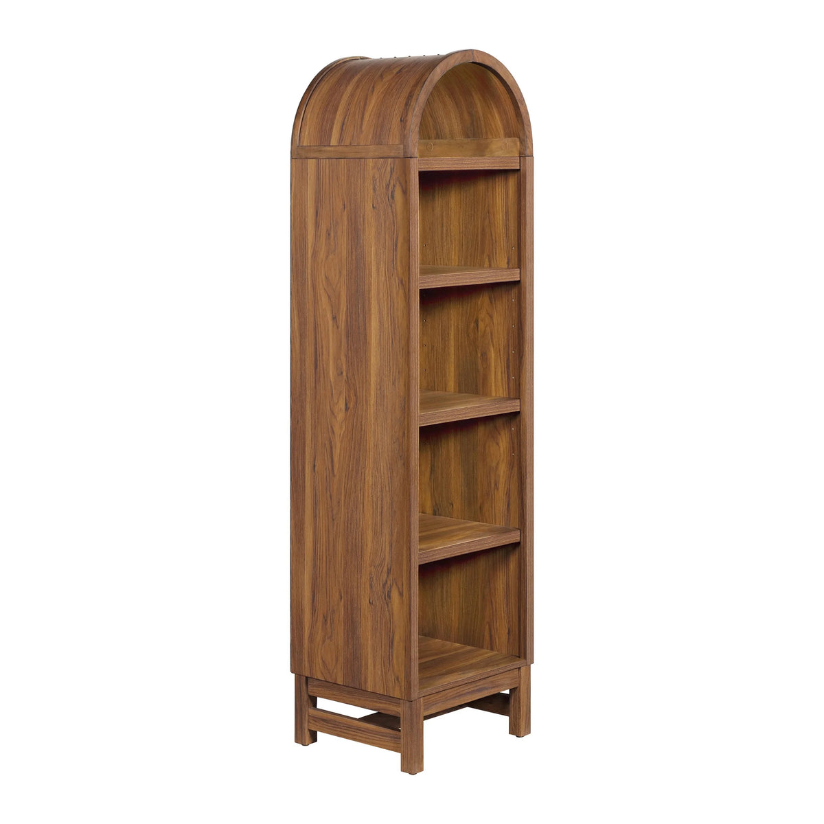 Better Homes & Gardens Juliet Narrow Arch Bookcase, Deep Green and Light Honey